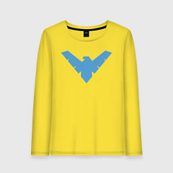 Лонгслив хлопковый женский Nightwing, цвет: желтый