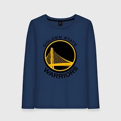 Лонгслив хлопковый женский GOLDEN STATE WARRIORS, цвет: тёмно-синий