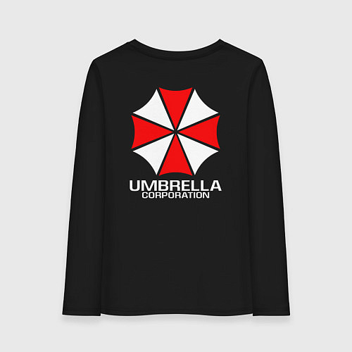 Женский лонгслив UMBRELLA CORP / Черный – фото 2