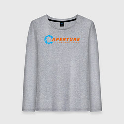 Лонгслив хлопковый женский Aperture Laboratorie, цвет: меланж