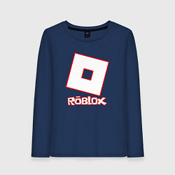Лонгслив хлопковый женский ROBLOX, цвет: тёмно-синий