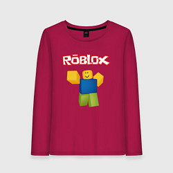 Лонгслив хлопковый женский ROBLOX, цвет: маджента