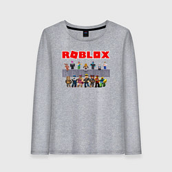 Лонгслив хлопковый женский ROBLOX, цвет: меланж