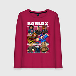 Лонгслив хлопковый женский ROBLOX, цвет: маджента