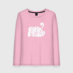 Лонгслив хлопковый женский Pink Floyd, цвет: светло-розовый
