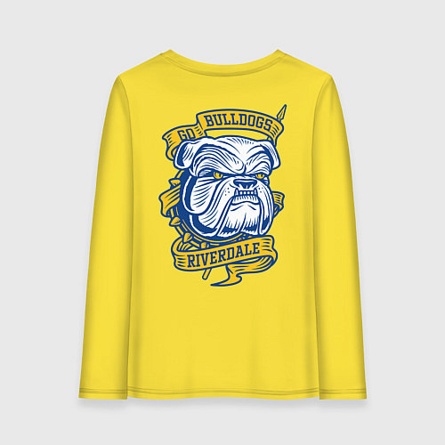 Женский лонгслив GO BULLDOGS / Желтый – фото 2