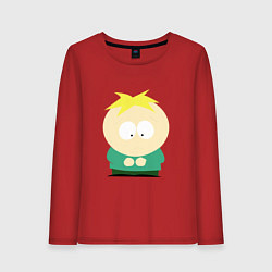 Лонгслив хлопковый женский South Park Баттерс, цвет: красный