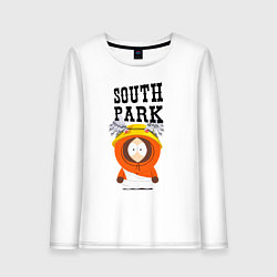 Лонгслив хлопковый женский South Park Кенни, цвет: белый