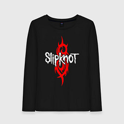 Лонгслив хлопковый женский SLIPKNOT, цвет: черный