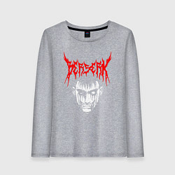 Лонгслив хлопковый женский BERSERK, цвет: меланж