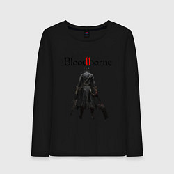 Лонгслив хлопковый женский Bloodborne, цвет: черный