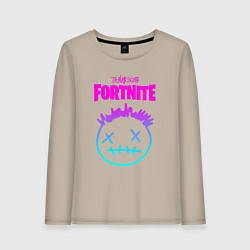 Лонгслив хлопковый женский TRAVIS SCOTT X FORTNITE, цвет: миндальный