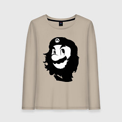 Лонгслив хлопковый женский Che Mario, цвет: миндальный