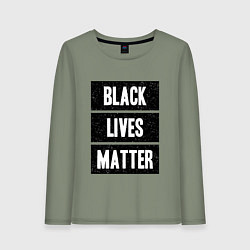 Женский лонгслив Black lives matter Z