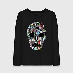 Женский лонгслив Tosh Cool skull