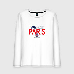 Лонгслив хлопковый женский PSG We Are Paris 202223, цвет: белый