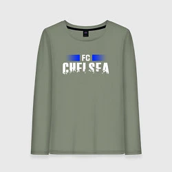 Лонгслив хлопковый женский FC Chelsea, цвет: авокадо