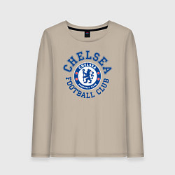Лонгслив хлопковый женский Chelsea FC, цвет: миндальный