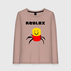 Лонгслив хлопковый женский ROBLOX, цвет: пыльно-розовый