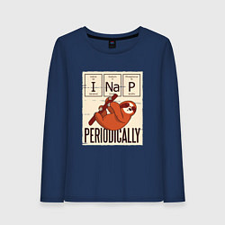 Женский лонгслив I Nap Periodically