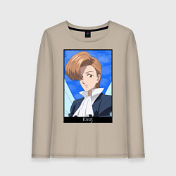 Женский лонгслив Арлекин Кинг смотрит