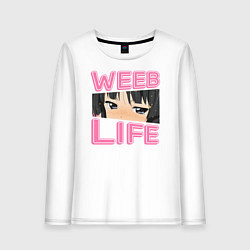 Женский лонгслив Weeb life