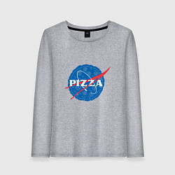 Женский лонгслив NASA Pizza