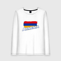 Женский лонгслив Armenia Flag