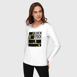 Лонгслив хлопковый женский Lock, Stock and Two Smoking Barrels 1998, цвет: белый — фото 2
