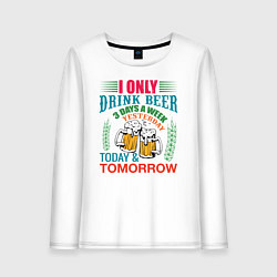 Женский лонгслив Only Drinker