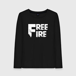 Женский лонгслив FREEFIRE FF WHITE LOGO Z