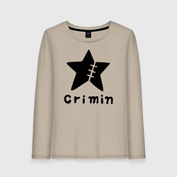 Лонгслив хлопковый женский Crimin бренд One Piece, цвет: миндальный