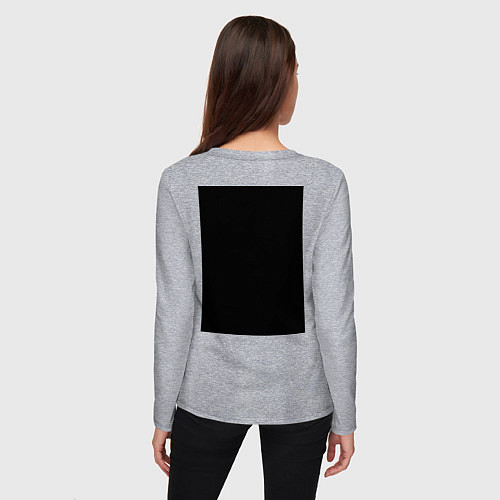 Женский лонгслив Leon / Меланж – фото 4