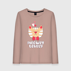 Женский лонгслив Meowly Lovely