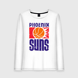 Лонгслив хлопковый женский Phoenix Suns, цвет: белый