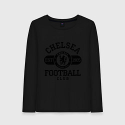Лонгслив хлопковый женский Chelsea Football Club, цвет: черный