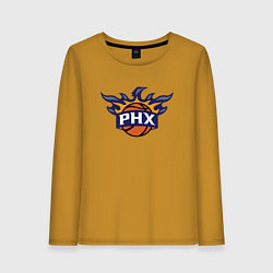 Лонгслив хлопковый женский Phoenix Suns, цвет: горчичный
