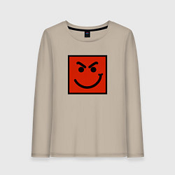 Женский лонгслив BON JOVI HAVE A NICE DAY SMILE LOGO