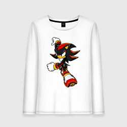 Лонгслив хлопковый женский SonicSW, цвет: белый