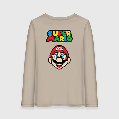 Женский лонгслив Mario Bu / Миндальный – фото 2