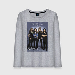 Лонгслив хлопковый женский Ты помнишь, как всё начиналось?, цвет: меланж