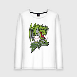 Женский лонгслив Shreveport swamp dragons - baseball team