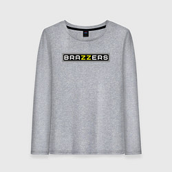 Лонгслив хлопковый женский Brazzers, цвет: меланж