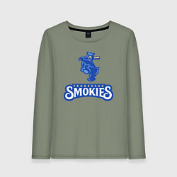 Женский лонгслив Tennessee smokies - baseball team