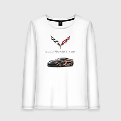 Женский лонгслив Chevrolet Corvette - Motorsport racing team