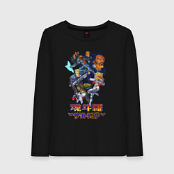 Лонгслив хлопковый женский Hard corps, цвет: черный