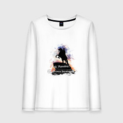 Женский лонгслив Санкт-Петербург Медный всадник