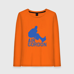 Лонгслив хлопковый женский Air Gordon, цвет: оранжевый