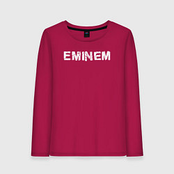 Лонгслив хлопковый женский Eminem ЭМИНЕМ, цвет: маджента
