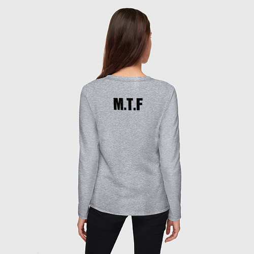 Женский лонгслив Эта-10 / Меланж – фото 4